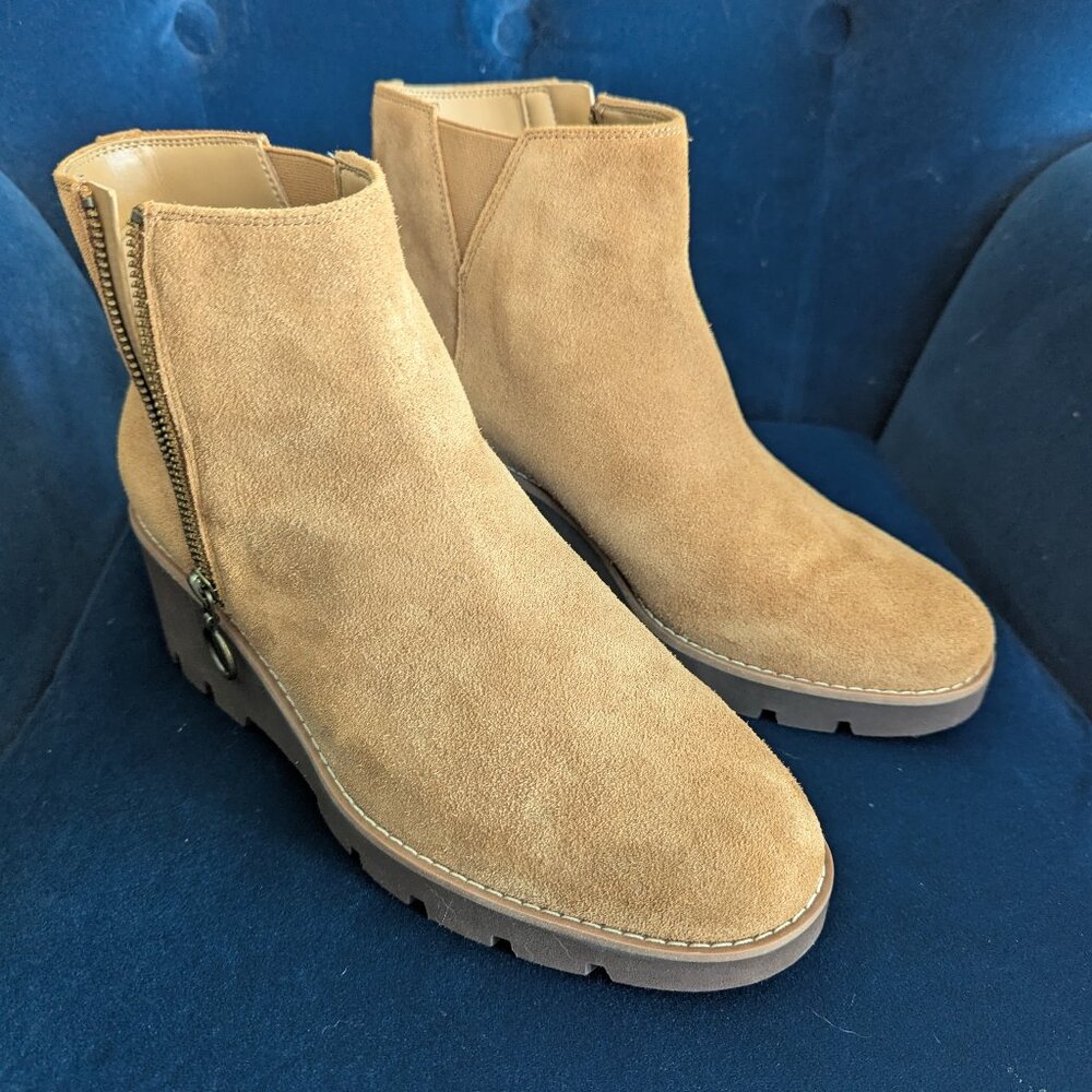 Vionic Hazal Wedge Zip-Up Bootie - NWOT